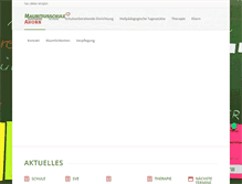 Tablet Screenshot of mauritiusschule-ahorn.de